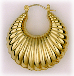 M263 Shrimp Hoop Earring