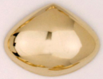 M627 Plain Button Earring
