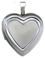 13mm heart locket embossed frame