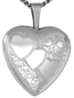 L4061 3 hearts heart locket