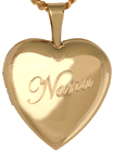 L4069 Nana 16mm heart locket