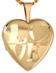 L4070 LOVE heart locket