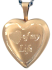 L4011 Pet heart locket