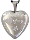 Heart of my life 16mm heart locket