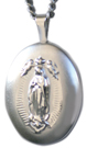 L7004 sterling our lady of guadalupe locket
