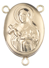 gold st therese roary locket