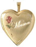 L5054 Mama 20mm heart locket