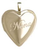 L5109 nana heart locket