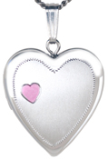 L5158 loving memory heart locket