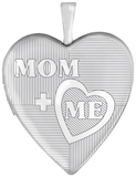 L5188 Mom and me heart locket