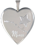 L5237 one in million mom heart locket