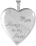 L5238 always in my heart mom heart locket