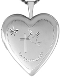 L5141 Confirmation heart locket