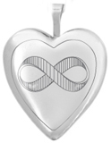 L5168 infinity heart locket