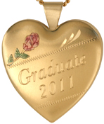 25mm heart graduate locket