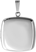 sterling pillow square locket