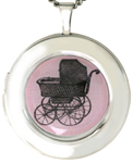 L1070 Baby Carriage Locket