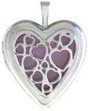 L5223 hearts overlay heart locket