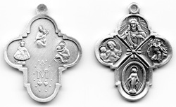 C596 Four Way Cross with back and front