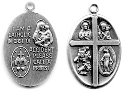 C721 Four Way Cross Oval