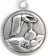 C577 Baptism Sacrament Medal
