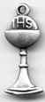 C557 Communion Chalice Medal