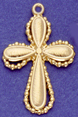 C207 gold ornate cross