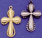 C207 Small Ornate Double Cross