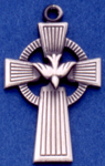 C245 Small Silver Ornate Cross
