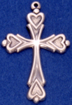 C434 Heart Cross
