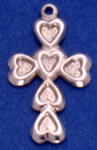 C436 Heart Cross 