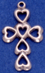C437 Heart Cross