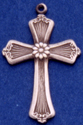C83 Medium Ornate Flower Cross