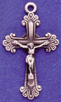 C422 SMall Ornate Cross with Corpus