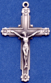 C424 large ornate crucifix pendant