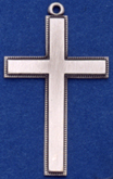 C94 large silver plain cross