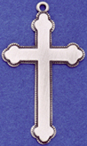 C96 silver large plain cross