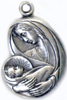 C536 sterling mother and child medal