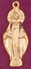 C539 Large Miraculous Body Medal