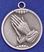 C413 Praying Hands Medal