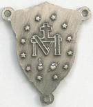 back of miraculous rosary center