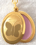 SL9001 butterfly slidze locket