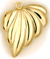 M610 Puffed Heart Die Struck Charm