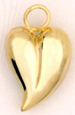 M630 Hollow Heart Charm
