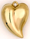M631 Hollow Heart Charm
