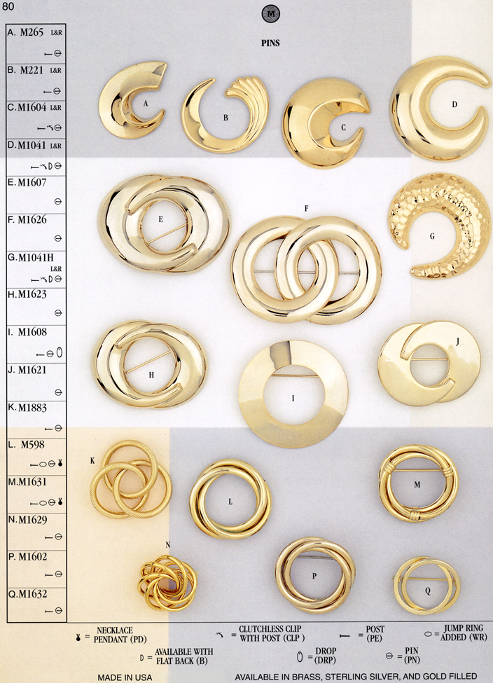 Tailored Die struck sterling pins and pendants