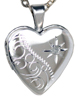 10mm scroll diamond locket