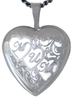 L4062K 3 hearts mum locket