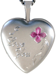 L4081 Love You 16mm heart locket