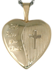 God Bless this child heart locket